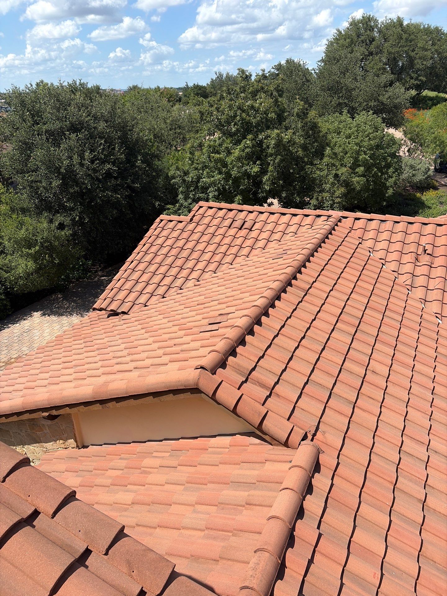 After roof cleaning Bee Cave TX